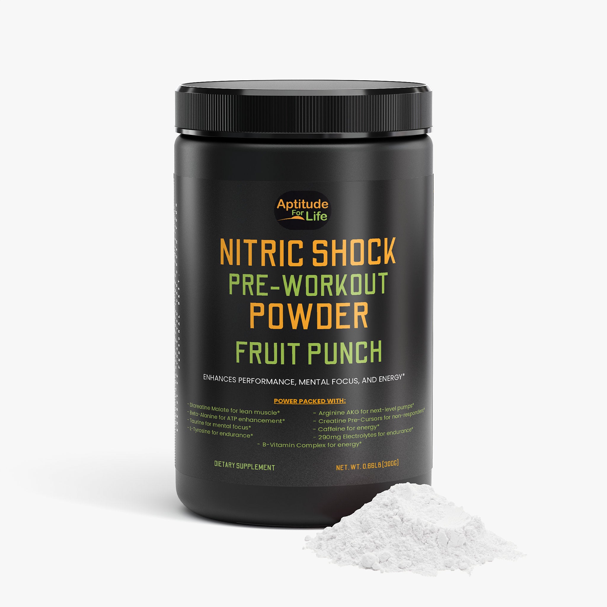 Nitric Shock Pre-Workout Powder (Fruit Punch)