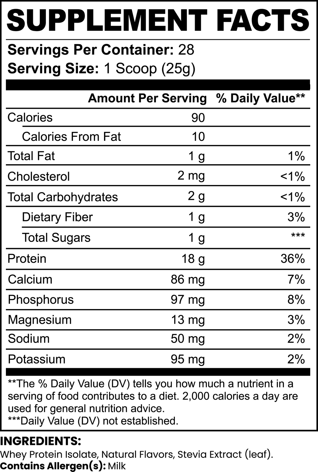 100% Whey Protein (Chocolate)